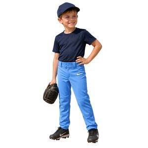 Nike Team Kids Baseball Pants XS Carolina Blue Athletic Uniform NWT